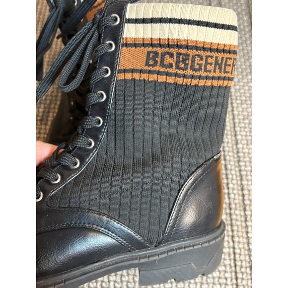 BCBGeneration Tassie Lace Up Black Boot Size 6.5 Excellent Condition - Picture 6 of 11